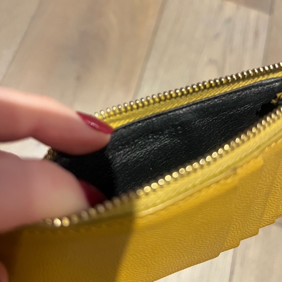 Zip Fragments YSL Monogram Pouch Card Case Wallet - Picture 10 of 15